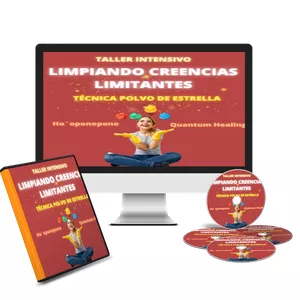 Imagen de portada para Curso online LIMPIEZA DE CREENCIAS LIMITANTES CON LA TÉCNICA DEL POLVO DE ESTRELLAS 