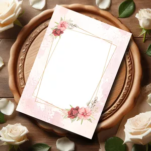 Cover image for Online course Editable Wedding Invitation Template 4