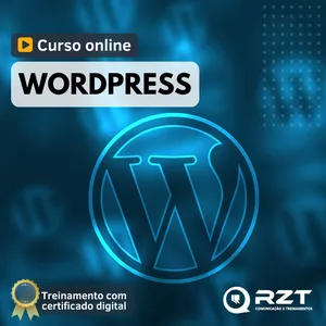 Imagem de capa para o Curso online Curso online de WordPress
