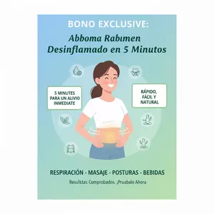 Imagen de portada para Ebook Guía práctica y efectiva para desinflamar tu abdomen en solo 5 minutos