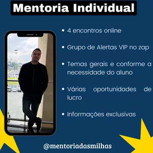 Imagem de capa para o Serviço online Mentoria das Milhas - Individual