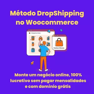 Imagem de capa para o Curso online Metodo DropShipping no Woocommerce