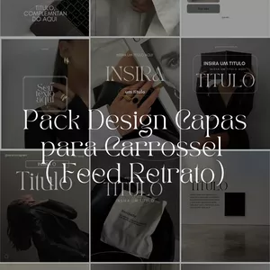 Imagem de capa para o Curso online Pack Design Capas para Carrossel