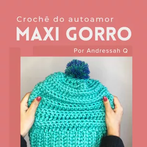 Imagem de capa para o Curso online Crochê do autoamor - Maxi Gorro Andressah Q