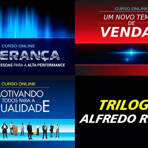 Imagem de capa para o Curso online Trilogia Alfredo Rocha (Liderança, Vendas e Motivação)