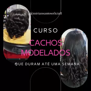 Imagem de capa para o Curso online Cachos Modelados que duram até uma semana