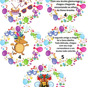 Imagem de capa para o Ebook História na lata "O carnaval da Dona Aranha".