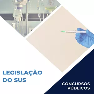 Imagem de capa para o Ebook Combo legislação do SUS para Concursos