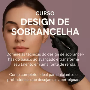 Imagem de capa para o Curso online Curso Design de Sobrancelhas