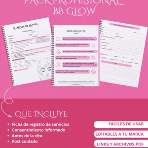 Imagen de portada para Ebook Pack Profesional BB Glow – VibeBeautyCEO
