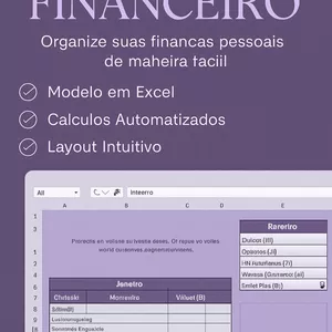 Imagem de capa para o Ebook Planner Financeiro Digital + eBook de Finanças