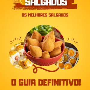 Imagem de capa para o Ebook 30 Receitas De Salgados (Definitivo)