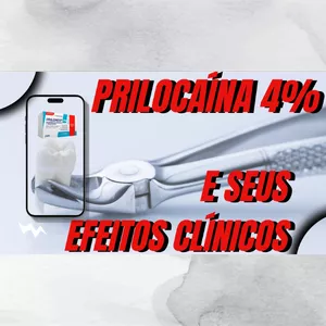 Imagem de capa para o Curso online PDF - A Prilocaína 4% + Adrenalina 1:200 000 e seus efeitos clínicos - Aula 33