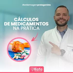 Imagem de capa para o Curso online Cálculos de Medicamentos para Enfermagem: TUDO o que você precisa saber!