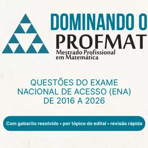 Imagem de capa para o Ebook DOMINANDO PROFMAT – 280 Questões Resolvidas do ENA