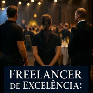 Imagem de capa para o Ebook Freelancer de Excelência – Como prosperar em eventos