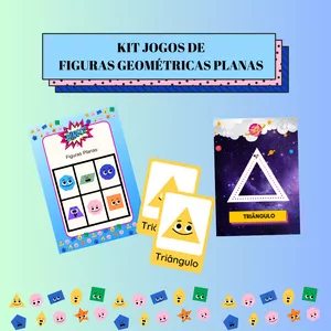 Imagem de capa para o Ebook Kit das figuras planas