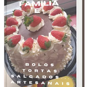 Imagem de capa para o Ebook 30 Receitas de Família e+...  Bolos, Tortas, Salgados, Sobremesas e outros Pratos Deliciosos