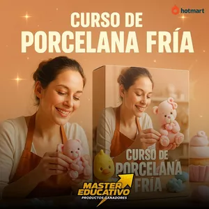 Imagen de portada para Ebook  CURSO DE PORCELANA FRIA