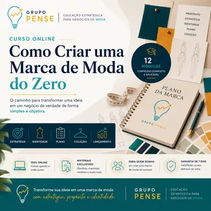Imagem do curso Como Criar uma Marca de Moda do Zero.
