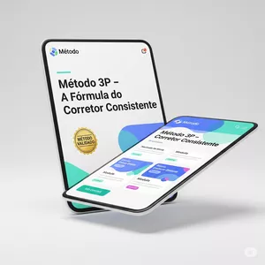 Imagem do curso Método 3P – A Fórmula do Corretor Consistente: Domine o Mercado Imobiliário e Faça de 10 a 30 Mil por Mês, MESMO SENDO INICIANTE!