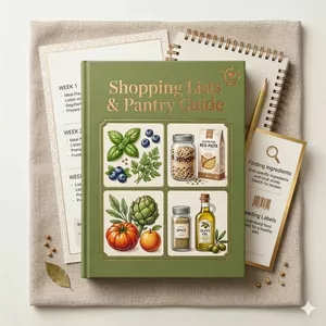 Cover image for Ebook Shopping Lists &amp; Pantry Guide