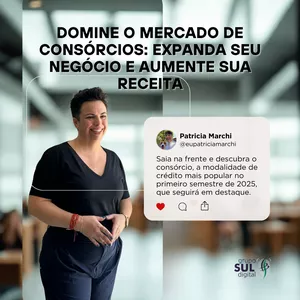 Imagem de capa para o Curso online Domine o Mercado de Consórcios: Expanda seu Negócio e Aumente sua Receita