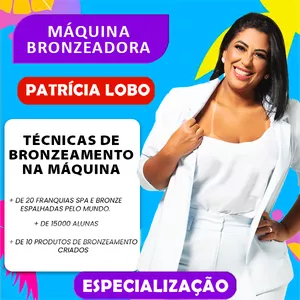 Imagem de capa para o Curso online Especialização Maquina Bronzeadora - Tecnincas de bronzeamento artificial