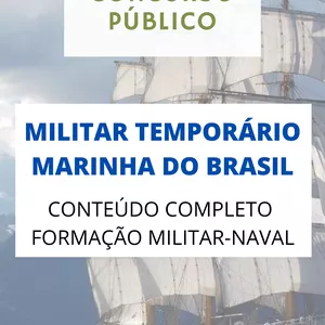 Imagem de capa para o Ebook Resumo para Concurso Militar Temporário Marinha do Brasil