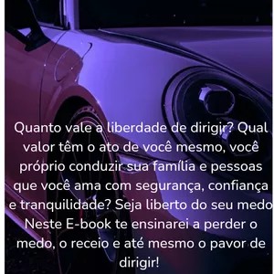 Imagem de capa para o Ebook Perca o medo de dirigir tenha confiança e tranquilidade
