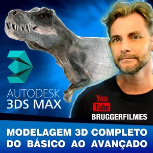 Imagem de capa para o Curso online 3DS Max Modelagem do Básico ao Avançado