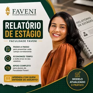 Imagem do curso Relatório de Estágio - Faculdade Faveni