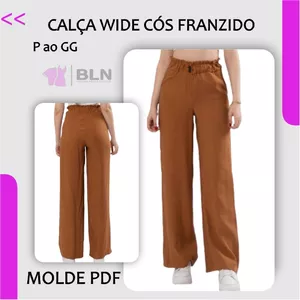 Imagem de capa para o Ebook CALÇA WIDE CÓS FRANZIDO