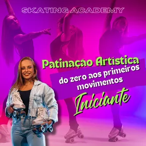 Imagem de capa para o Curso online PATINAÇÃO ARTÍSTICA - DO ZERO AOS PRIMEIROS MOVIMENTOS
