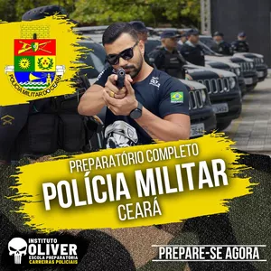 Imagem do curso 👮‍♂️ POLÍCIA MILITAR do Ceara 👮‍♂️ PM-CE - Instituto Óliver 