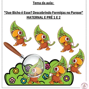 Imagem de capa para o Ebook  Plano de aula "Que Bicho é Esse? Descobrindo Formigas no Parque" 