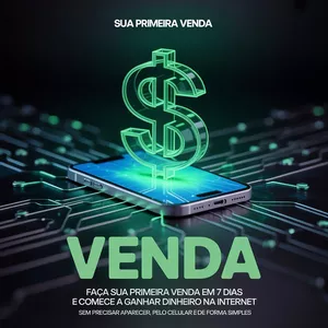 Imagem de capa para o Ebook Primeira Venda em 7 Dias: Ganhe Dinheiro na Internet Sem Precisar Aparecer
