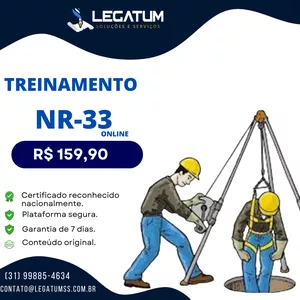 Imagem de Treinamento NR33 criado por Legatum soluções e serviços na hotmart