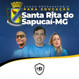 Imagem de capa para o Curso online CURSO PREPARATÓRIO PARA EDUCAÇÃO DA PREFEITURA DE SANTA RITA DO SAPUCAÍ-MG - HD CURSOS