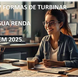 Imagem de capa para o Ebook 7 formas de turbinar sua renda em 2025