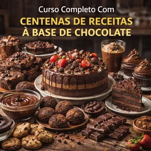 Curso Completo Com Centenas De Receitas A Base De Chocolate