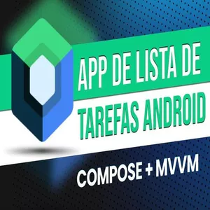 Imagem de capa para o Curso online CRUD To-Do App - Desenvolvimento Android Moderno com Compose, MVVM e Room