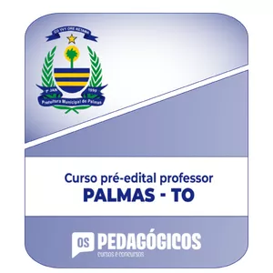 Imagem de capa para o Curso online Prefeitura de Palmas /TO - Curso pré-edital para professor em 2024
