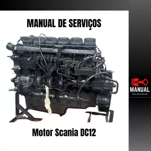 Imagem de capa para o Ebook Material Técnico Completo Motor Scania DC12