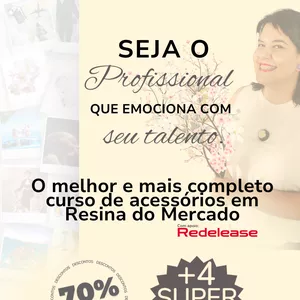 Imagem de capa para o Curso online Curso completo de acessórios com resina