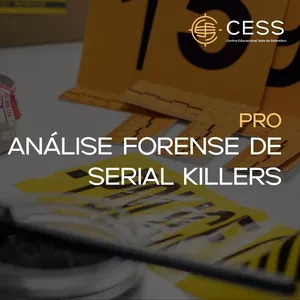 Imagem de capa para o Curso online Análise Forense de Serial Killers PRO