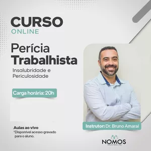 Imagem de capa para o Curso online Curso de Pericia Trabalhista (Insalubridade e Periculosidade) NOMOS