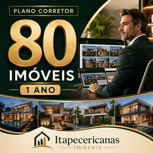 Imagem de Plano Corretor – 80 Imóveis – 1 Ano criado por ITAPECERICANAS IMÓVEIS na hotmart