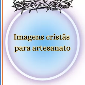 Imagem de capa para o Ebook imagens cristãs para artesanato