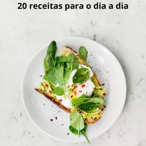 Imagem de capa para o Ebook Emagreça Fácil 20 receitas para o dia a dia
